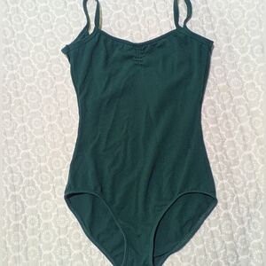 Classic Hunter Green Leotard Bodysuit